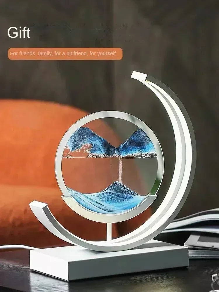 Quicksand Ambient - LED Zandkunst Lamp