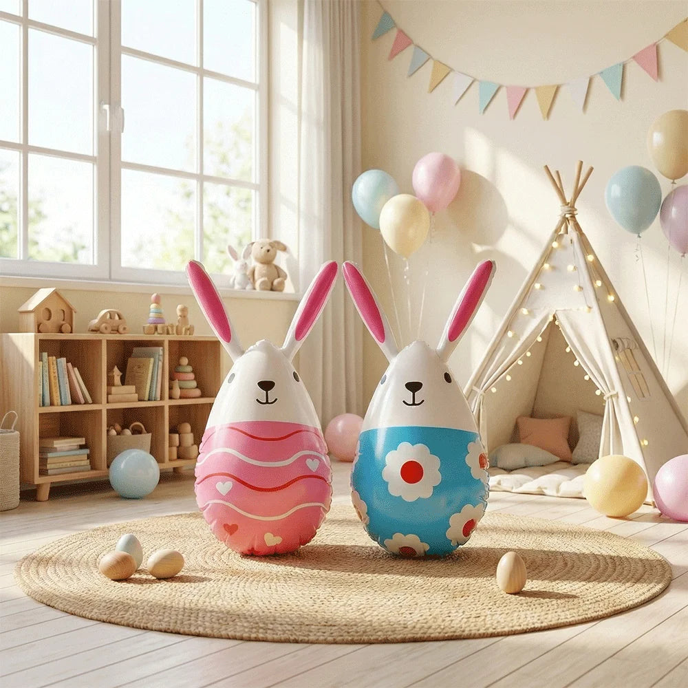 BunnyBounce – Opblaasbaar Paashaas Ei (40cm)