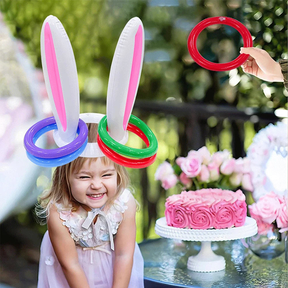 PaasRing – Opblaasbaar Paashaas Ringwerpspel