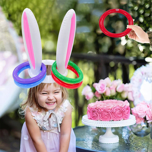 PaasRing – Opblaasbaar Paashaas Ringwerpspel