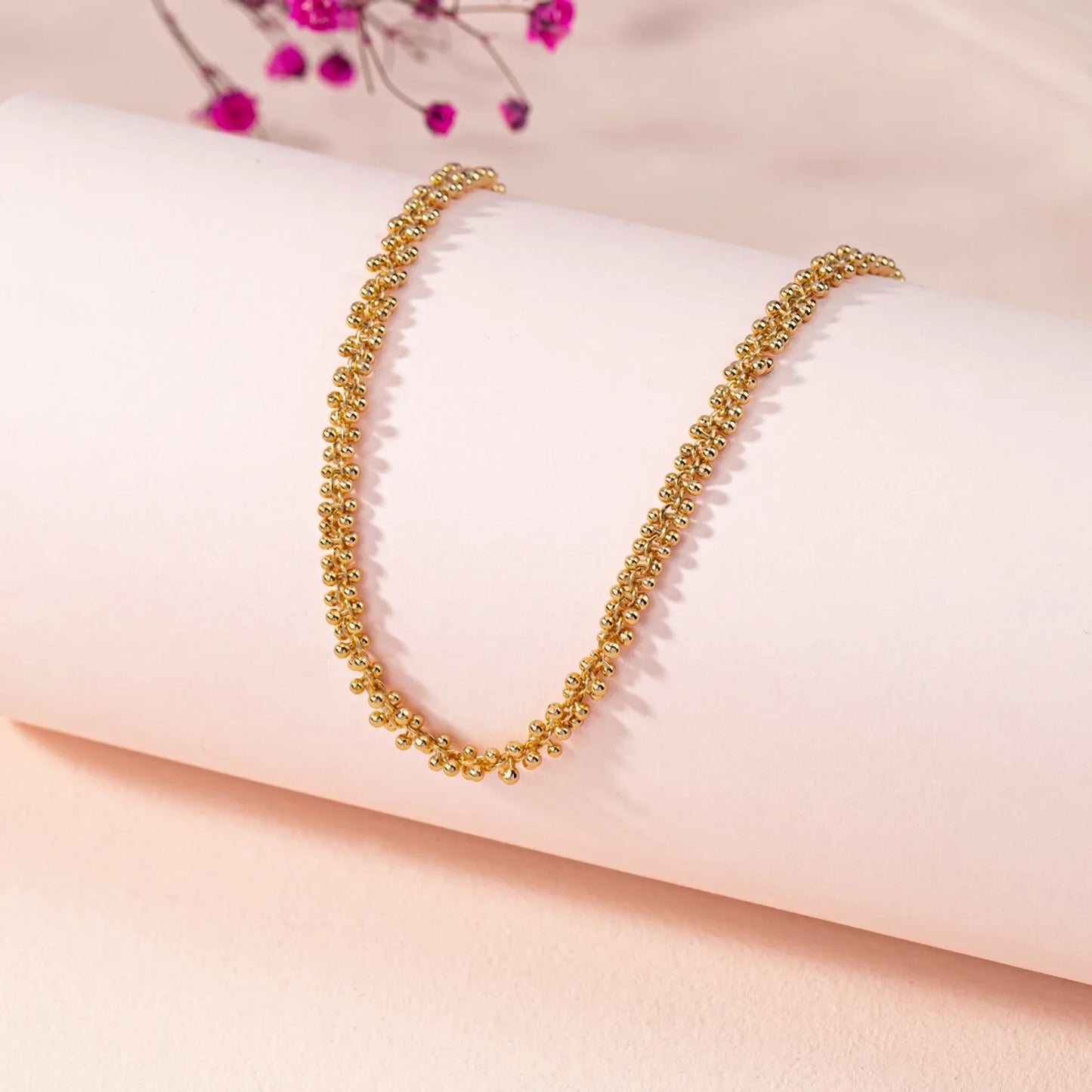 Vintage Minimal – Slotbeenketting met Subtiel Design