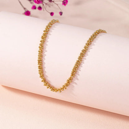 Vintage Minimal – Slotbeenketting met Subtiel Design