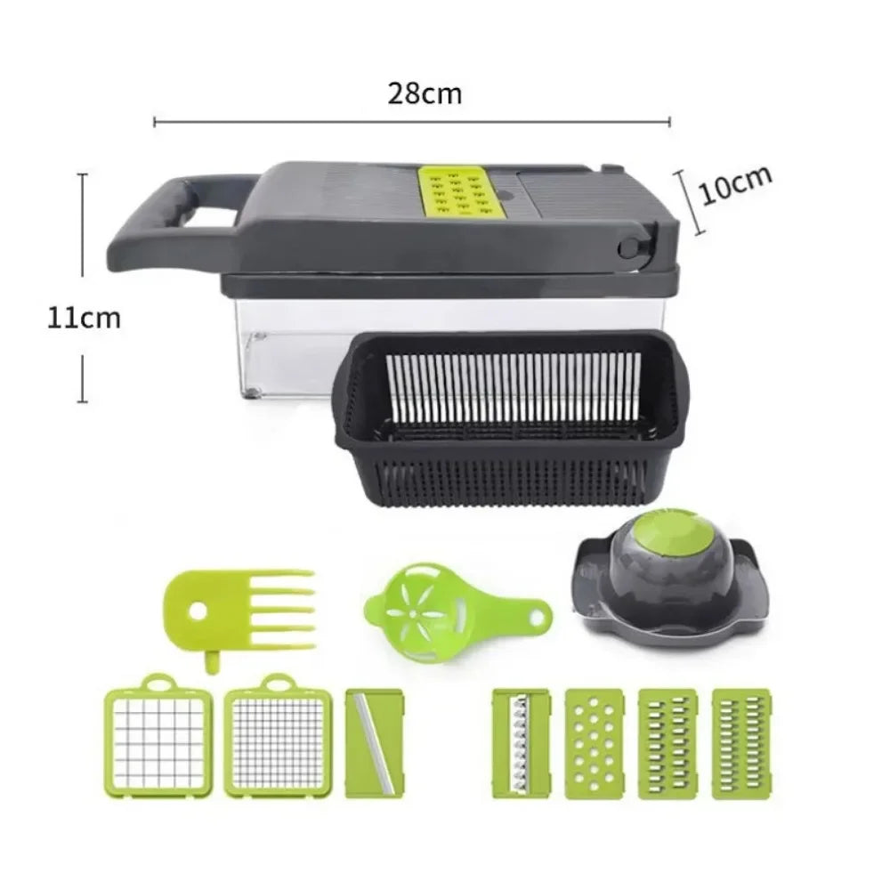 ChopMaster – Multifunctionele Groente- & Uiensnijder