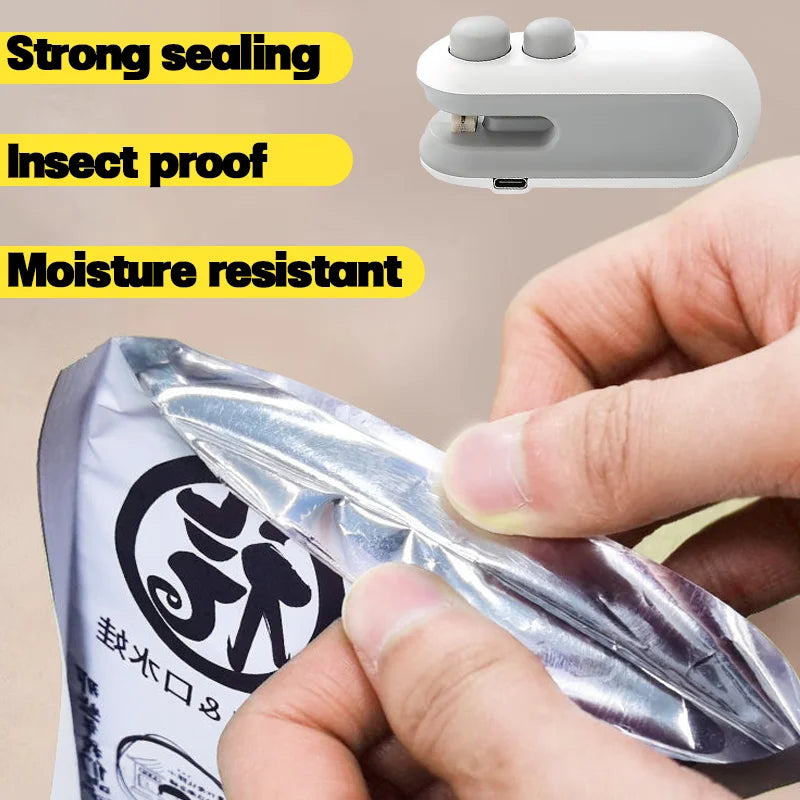 ZipNSeal – 2-in-1 Oplaadbare Zaksluiter & Snijder