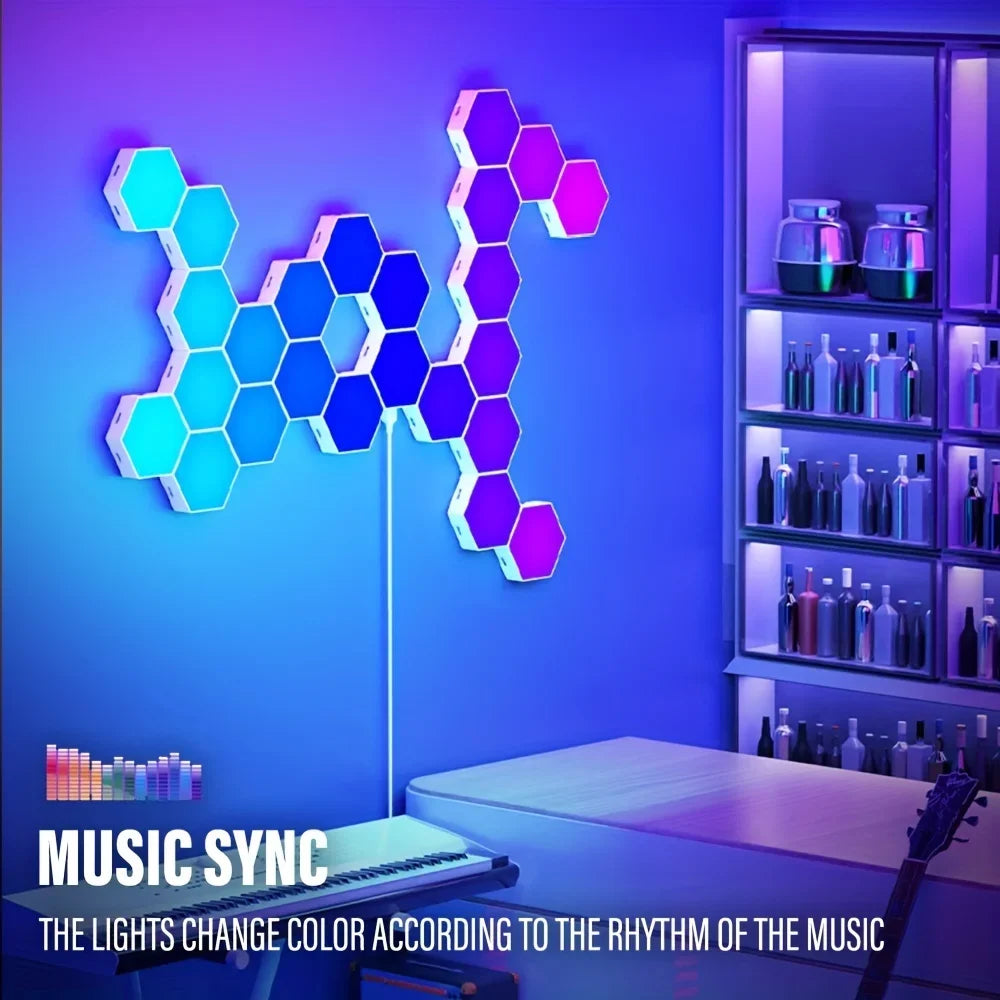 LumoHex - Hexagonale wandlamp