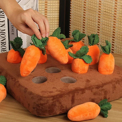 SnuffelTuin – Pluche Wortelbed Snuffelmat voor Honden