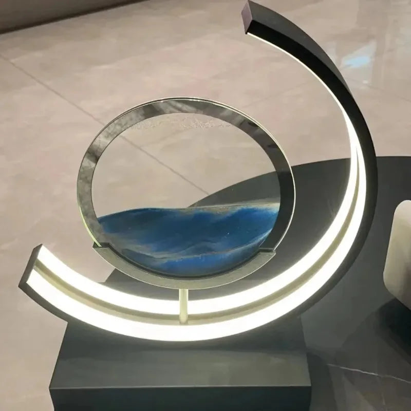 Quicksand Ambient – LED Zandkunst Lamp