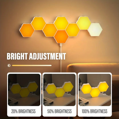 LumoHex - Hexagonale wandlamp