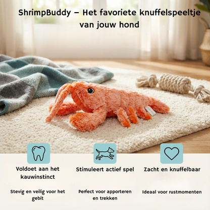 ShrimpBuddy pluche materiaal