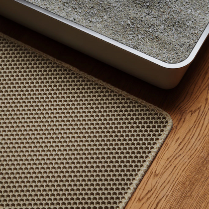 KattenMat – Dubbellaagse Kattenbakmat met Honingraatstructuur