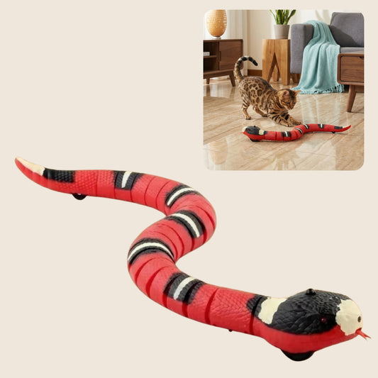 SnakeChase op beige achtergrond
