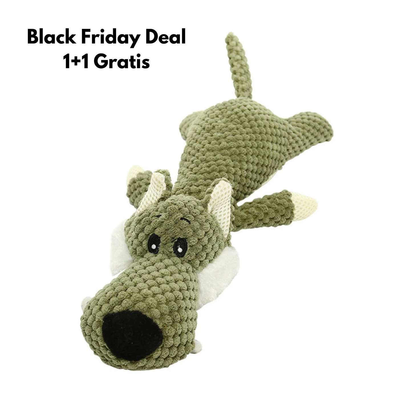 ChewChamp - Groot Pluchen Hondenknuffel voor Sterke Kauwers