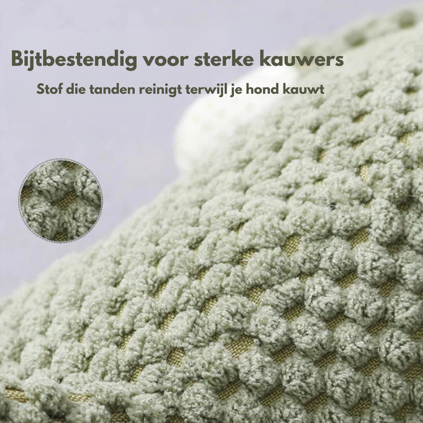 ChewChamp - Groot Pluchen Hondenknuffel voor Sterke Kauwers