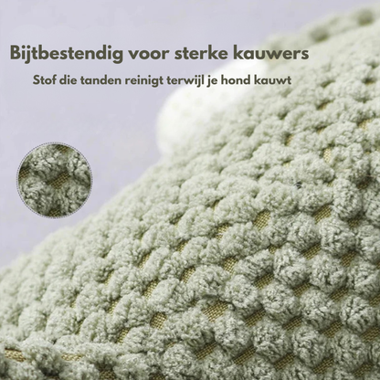 ChewChamp - Groot Pluchen Hondenknuffel voor Sterke Kauwers