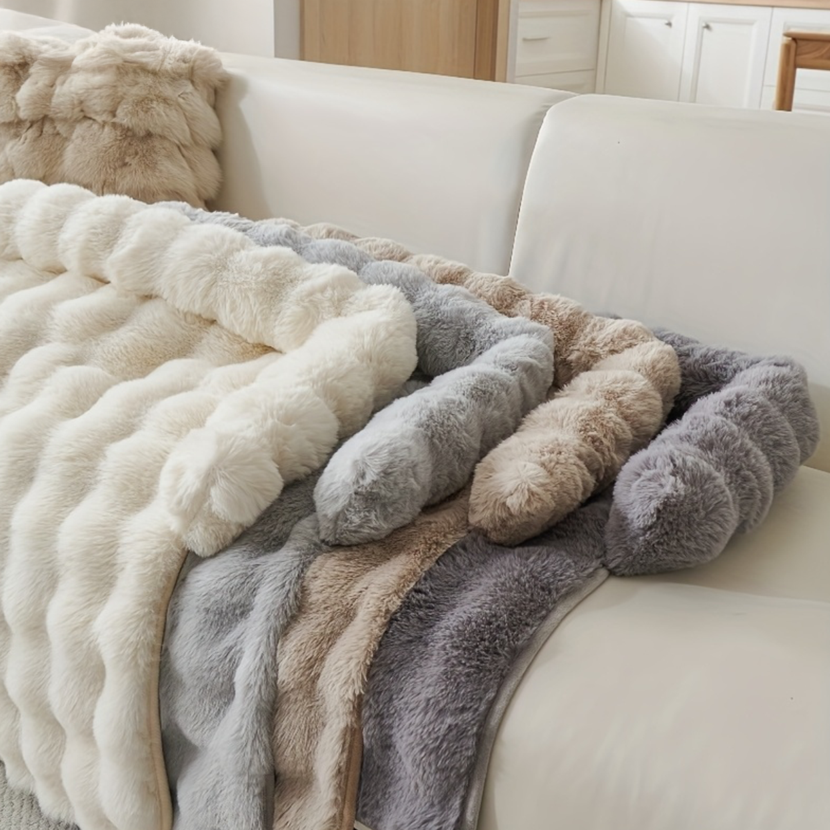 SnuggieBed - Pluche Donutbed voor Honden & Katten