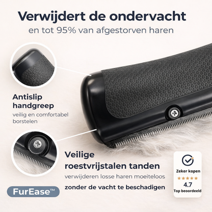 FurEase™ – Ontklit & Verzorgborstel voor honden en katten