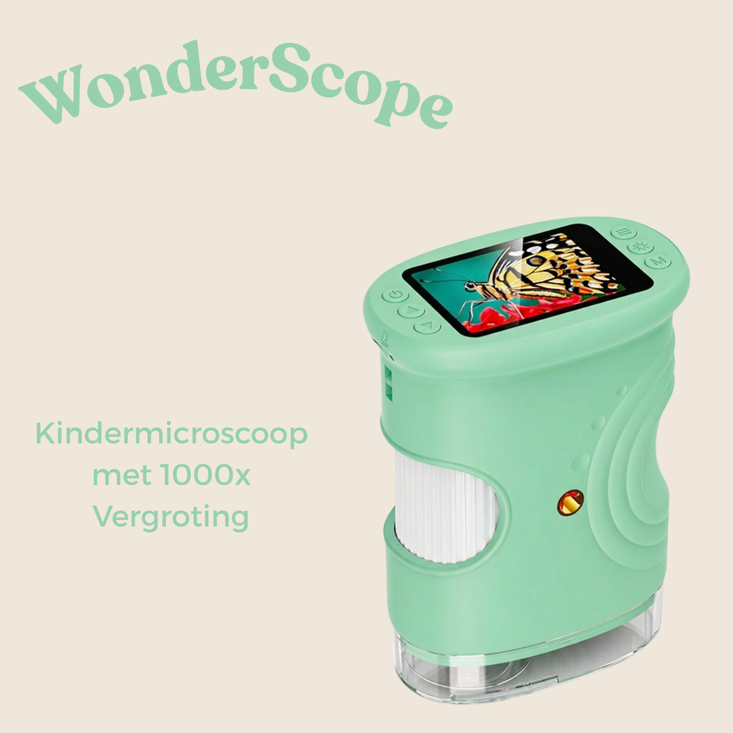 WonderScope – Kindermicroscoop met 1000x Vergroting