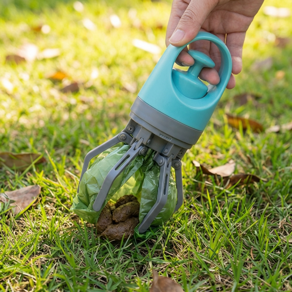 Praktische Kotgreifarm Hilfe mit Kotbeutel productfoto