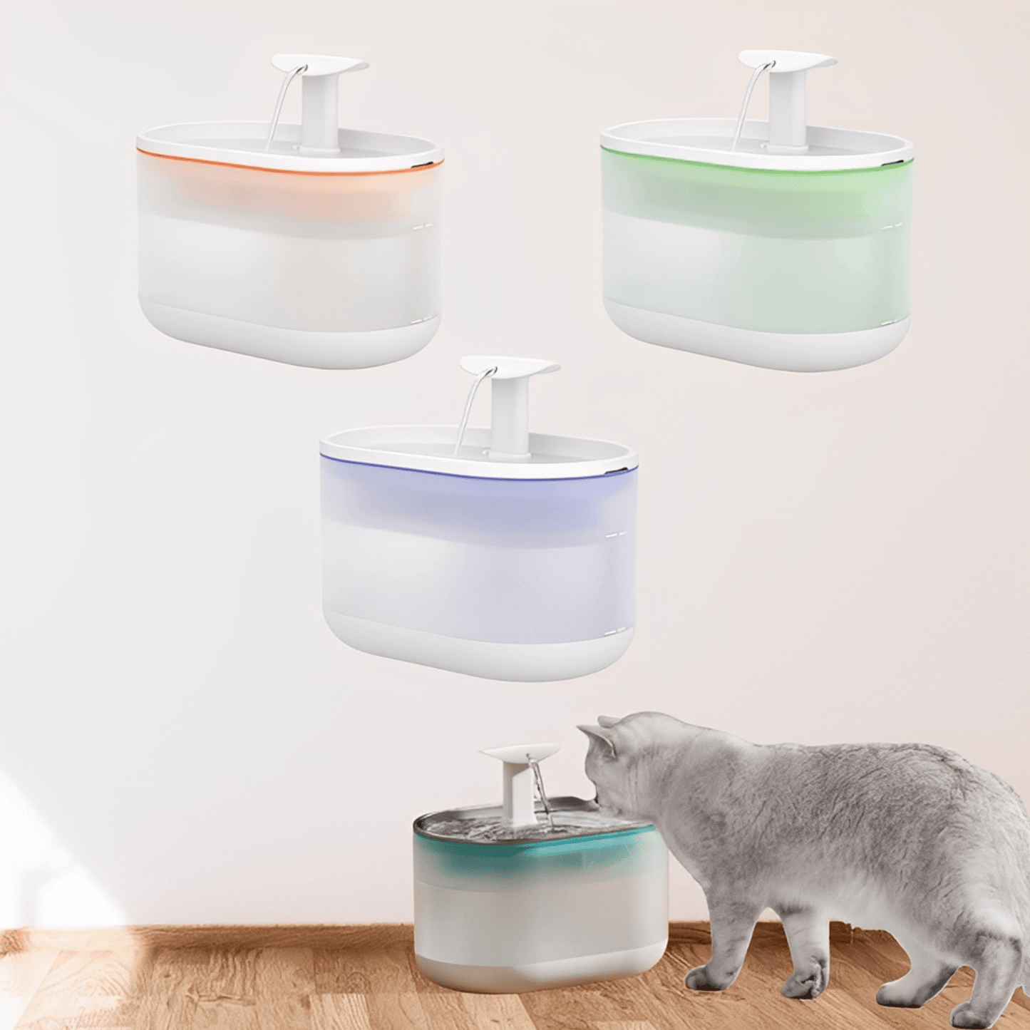 PurrSpring – Altijd Vers, Bacterievrij Water Voor Je Kat