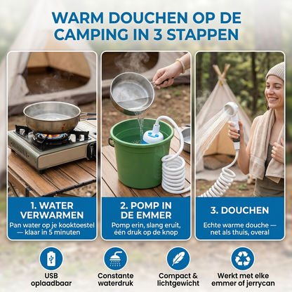 ShowerGo – Spoel je Hond Overal Direct Schoon