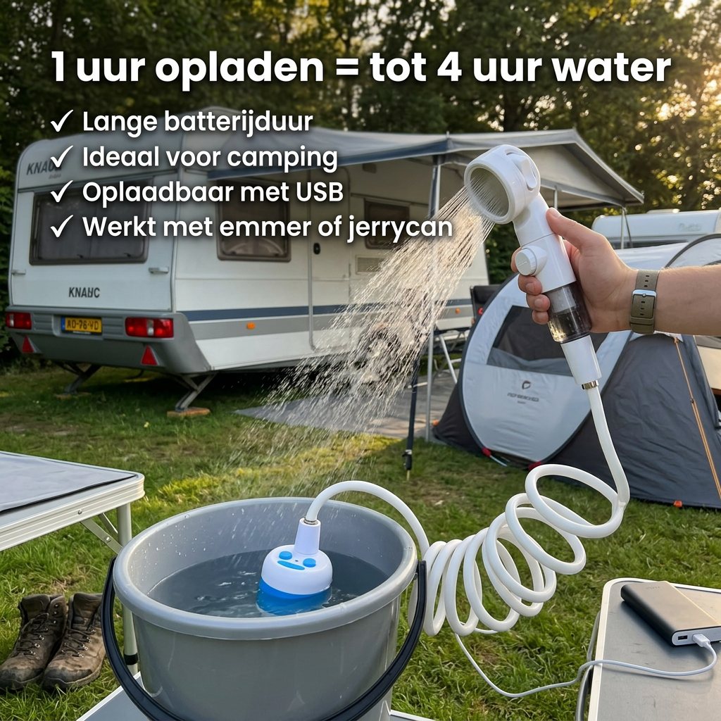 ShowerGo – Spoel je Hond Overal Direct Schoon