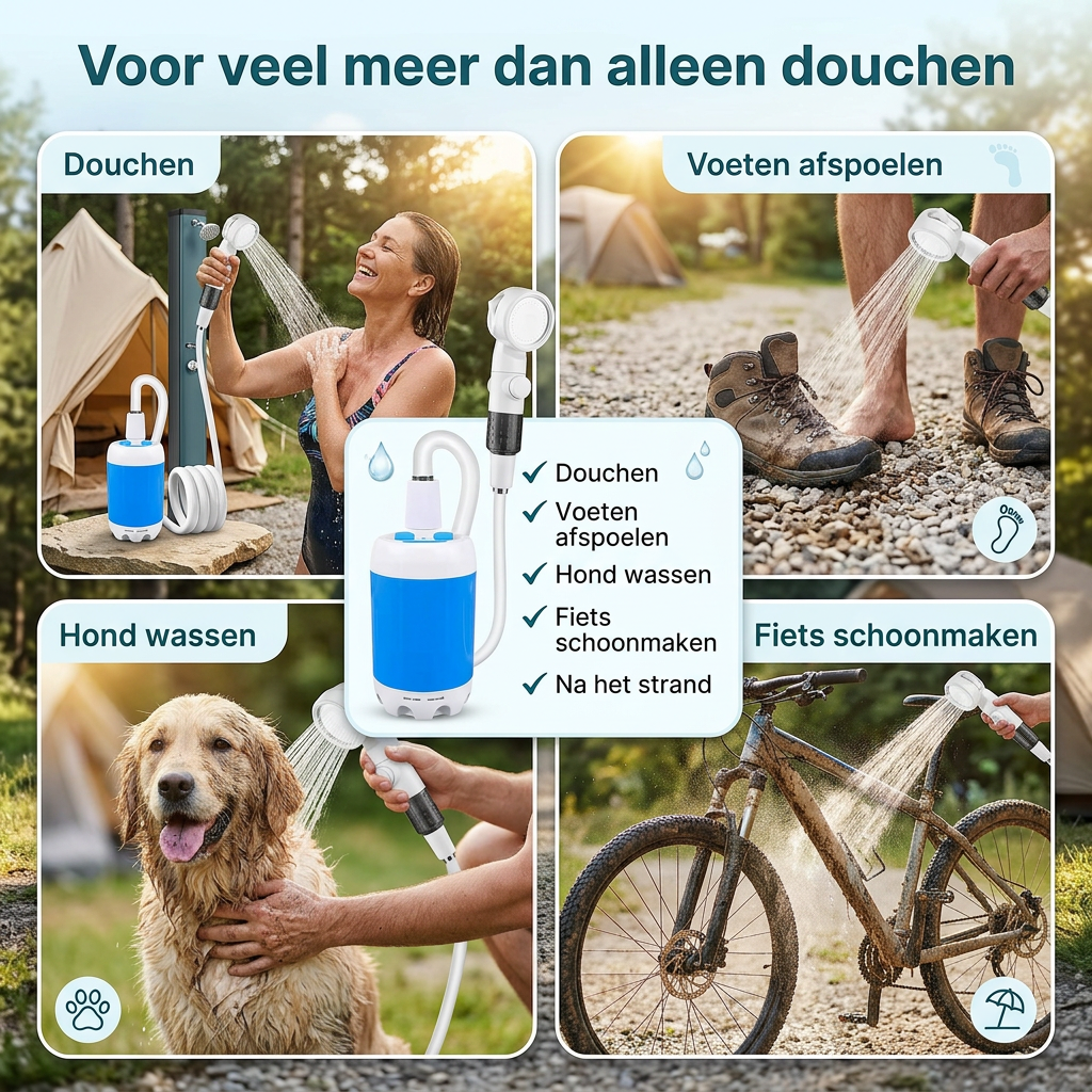 ShowerGo – Spoel je Hond Overal Direct Schoon