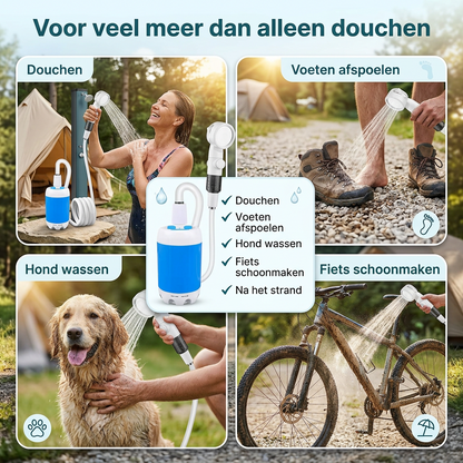 ShowerGo – Spoel je Hond Overal Direct Schoon