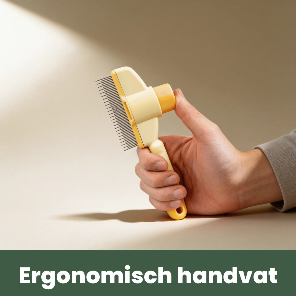 FurGlide in de hand, formaat en verhouding