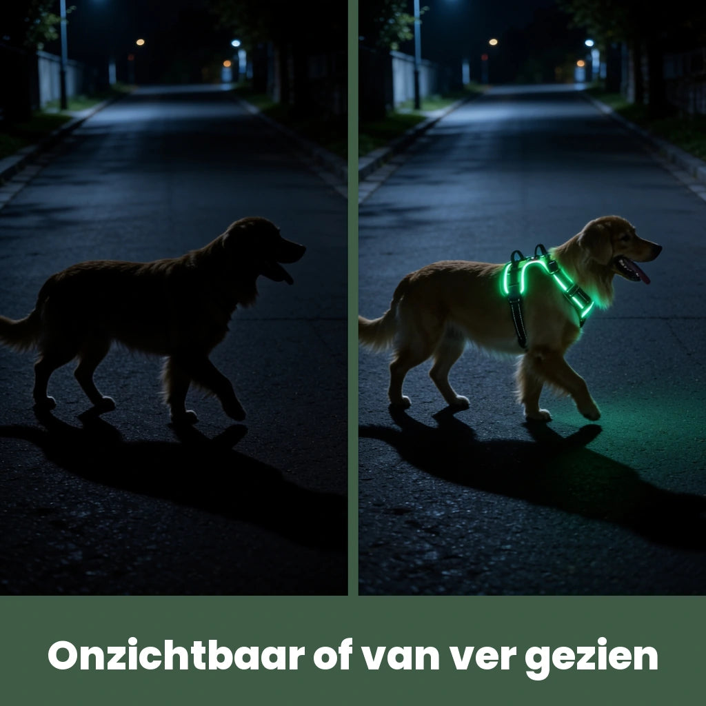 GlowGuard voor en na, hetzelfde moment vergeleken