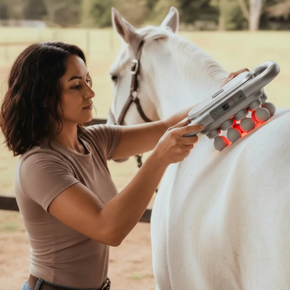 EquiGlow – Diepe Spierontspanning met Rood Licht voor je Paard
