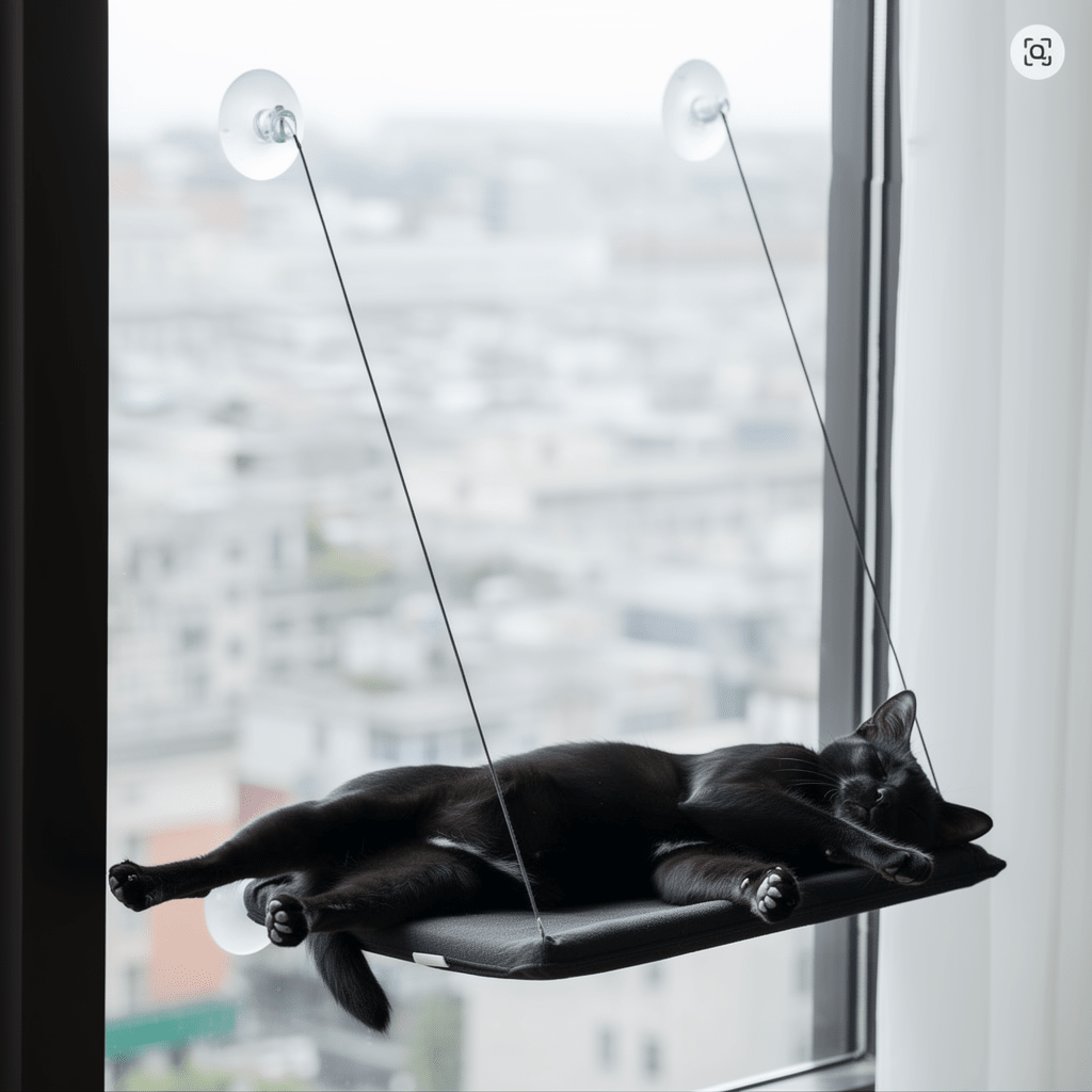 SunGaze - Kattenhangmat voor het raam met zuignappen