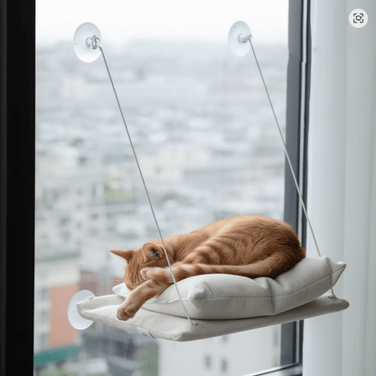 SunGaze - Kattenhangmat voor het raam met zuignappen