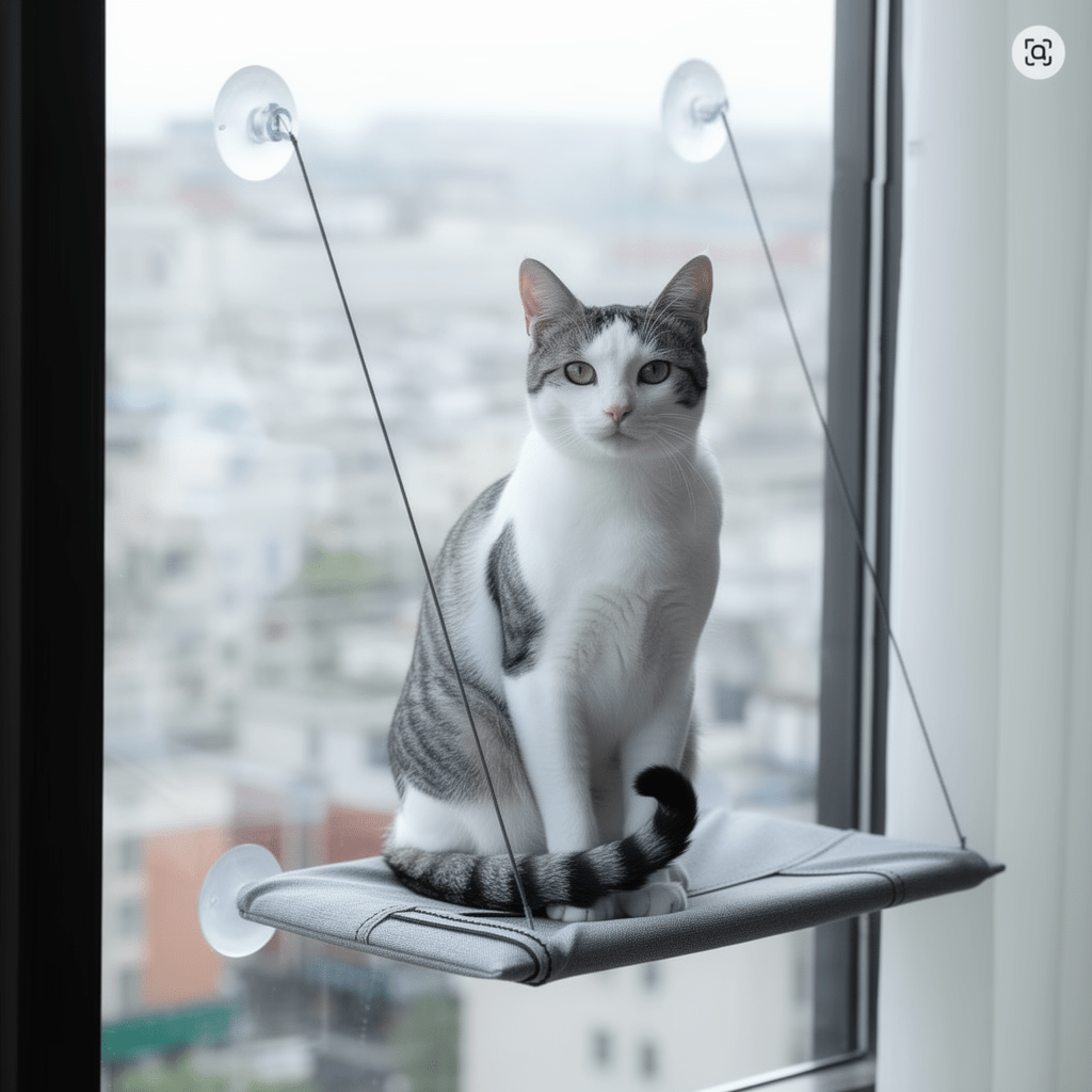 SunGaze - Kattenhangmat voor het raam met zuignappen