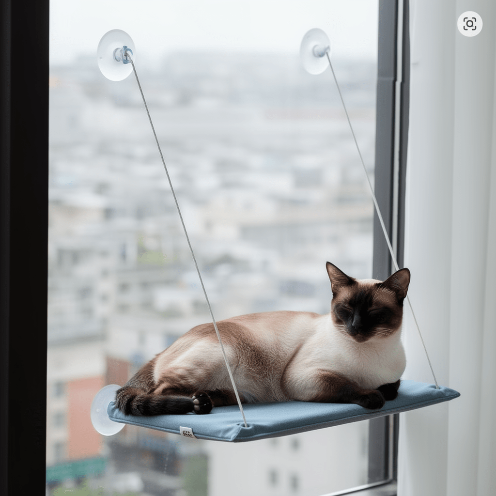 SunGaze - Kattenhangmat voor het raam met zuignappen