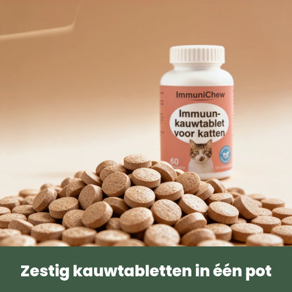 Stapel ImmuniChew kauwtabletten, zestig in één pot