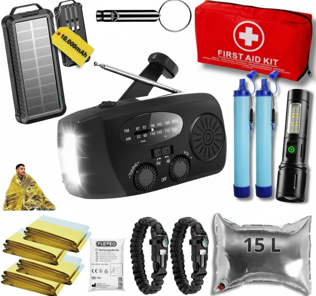 Noodpakket L – Voor nood, avontuur en zelfredzaamheid