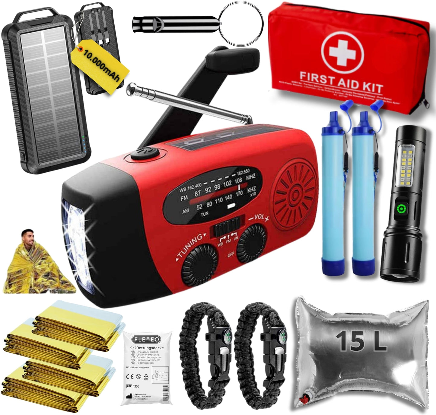 Noodpakket L – Voor nood, avontuur en zelfredzaamheid