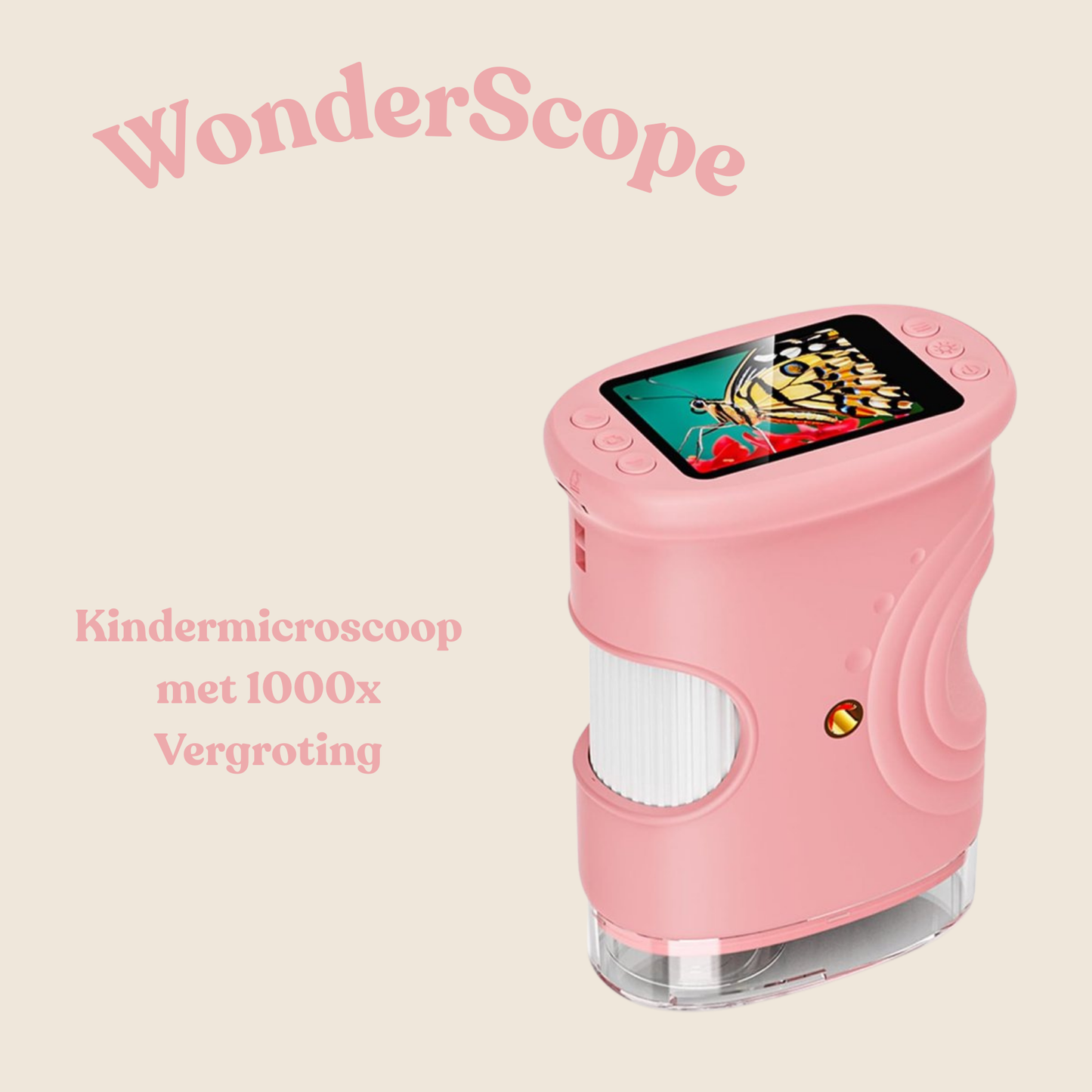 WonderScope – Kindermicroscoop met 1000x Vergroting