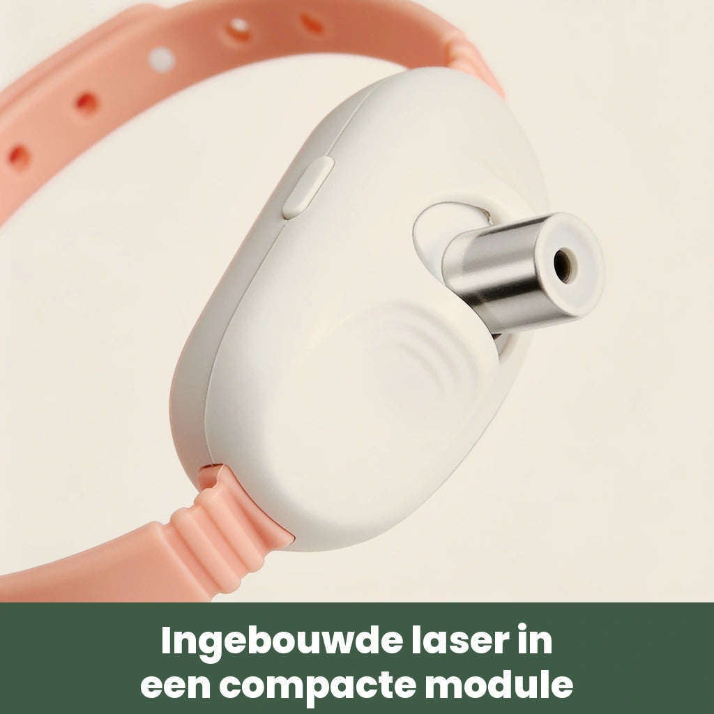 Close-up van het materiaal van de Laser Teaser Collar
