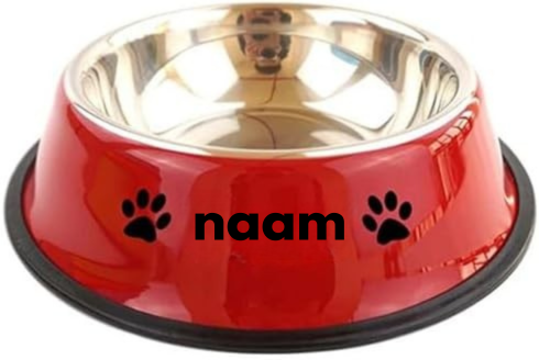 PawBowl – Gepersonaliseerde Voerbak met Naam van je Hond