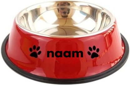 PawBowl – Gepersonaliseerde Voerbak met Naam van je Hond