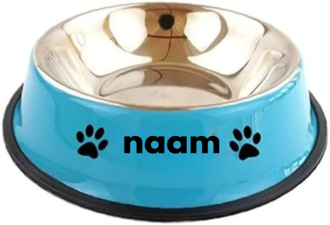 PawBowl – Gepersonaliseerde Voerbak met Naam van je Hond