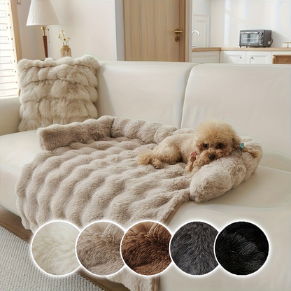 SnuggieBed - Pluche Donutbed voor Honden & Katten
