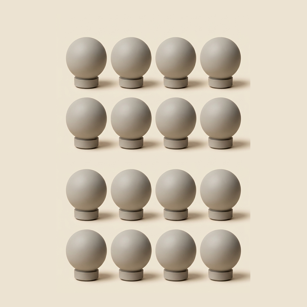 Set van 16 vervangkoppen