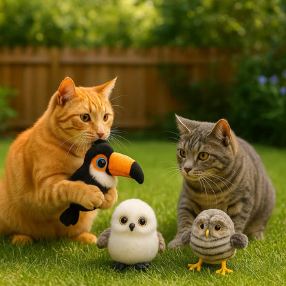ChirpWing - interactief kattenspeelgoed vogel die fladdert en tjilpt