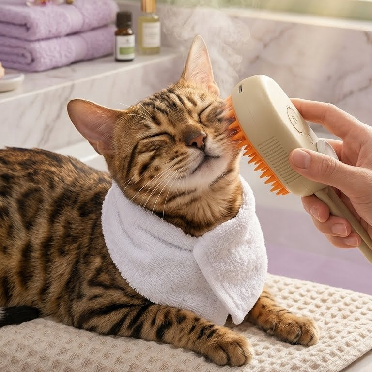 SteamPet – Stoomborstel voor Honden & Katten
