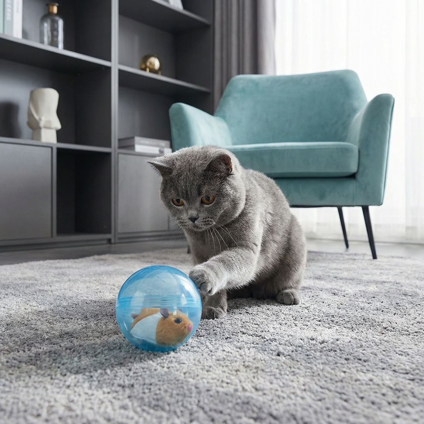 HamsterRol rollende hamsterbal kattenspeeltje